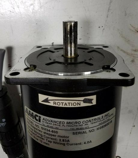 Used AMCI SM34-600 Stepper Motor 200 steps rev stepper motor