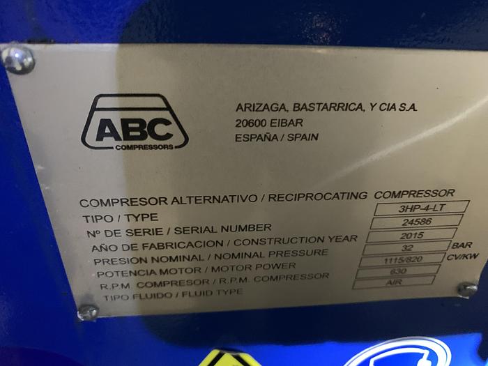 Unused Blow Molder, Sidel, Mdl SBO 24, 24-Cavity, ABC Compressor #C743899