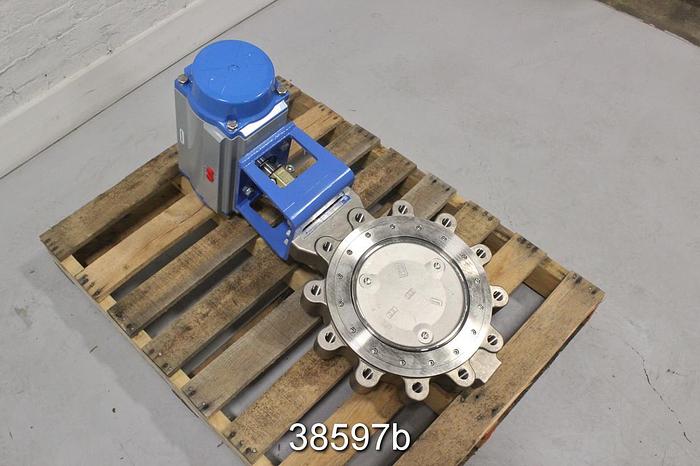 Unused Jamesbury 10" Pneumatic Butterfly Valve #38597