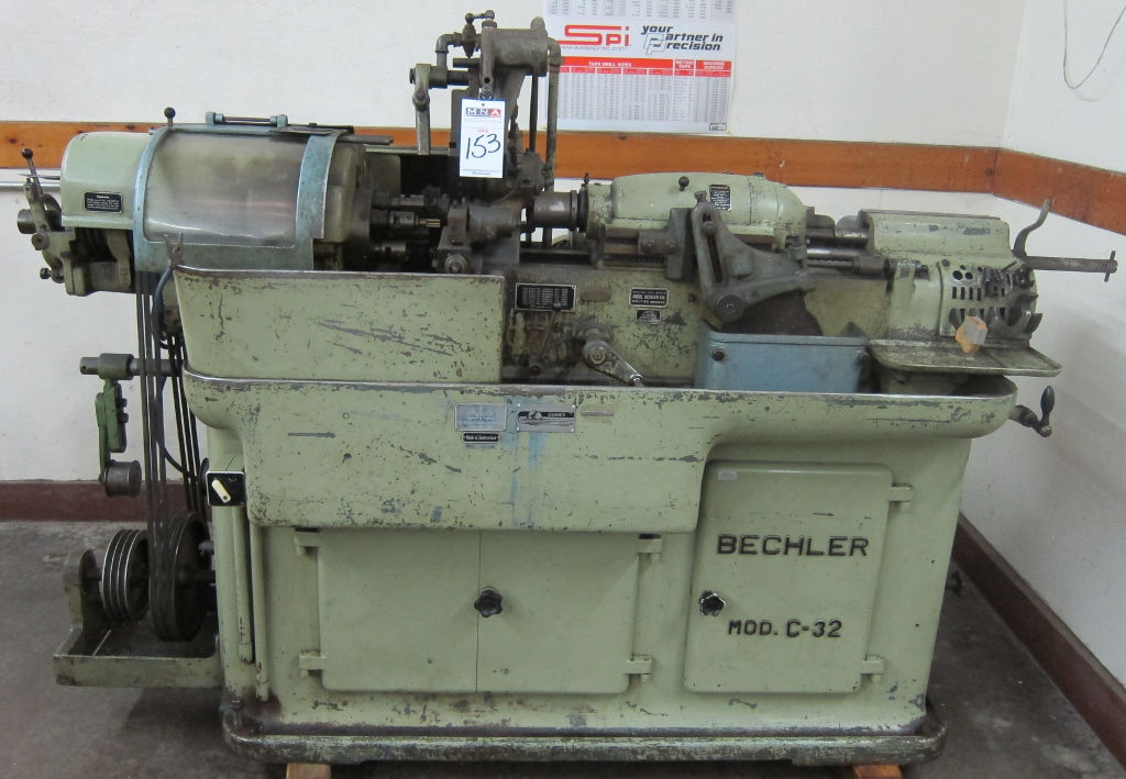 Used Bechler Model C-32 Swiss Screw Machine