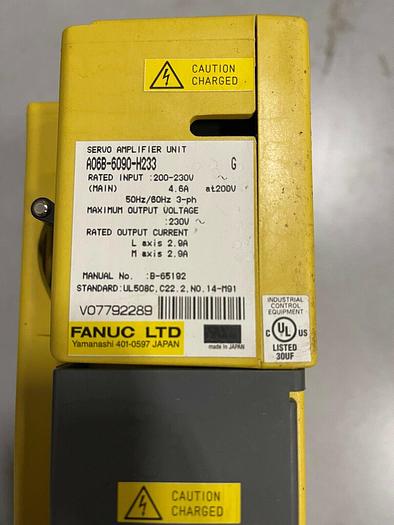 FANUC A06B-6090-H233 SERVO AMPLIFIER UNIT