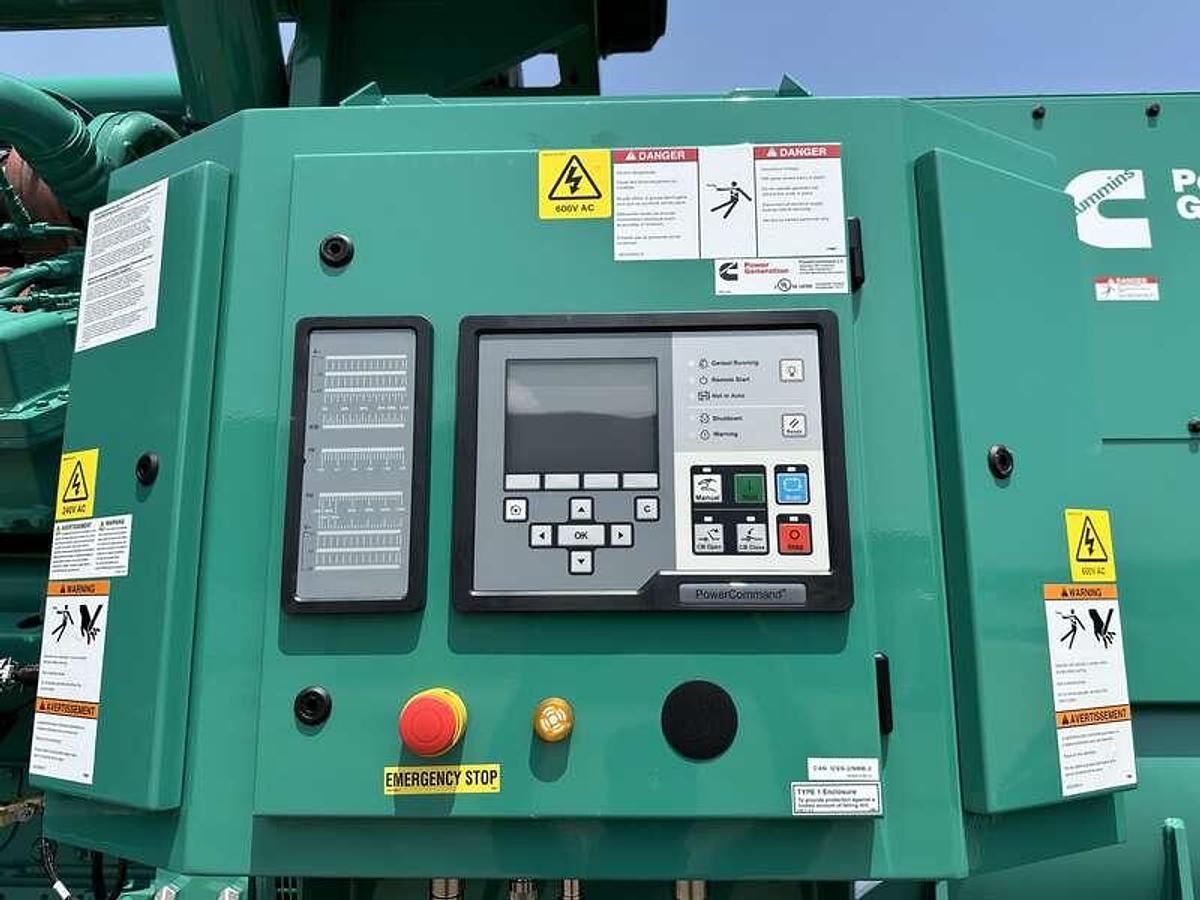 Used Cummins DQKAB 2000 kW 480V Diesel Generator Set