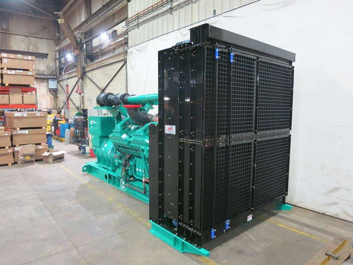 Used Cummins DQKAB 2000 kW 480V Diesel Generator Set