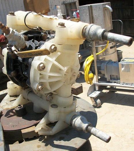 Used Pump, Diaphragm, 3/4", PPL, Graco, D52911, 15 gpm #S741118