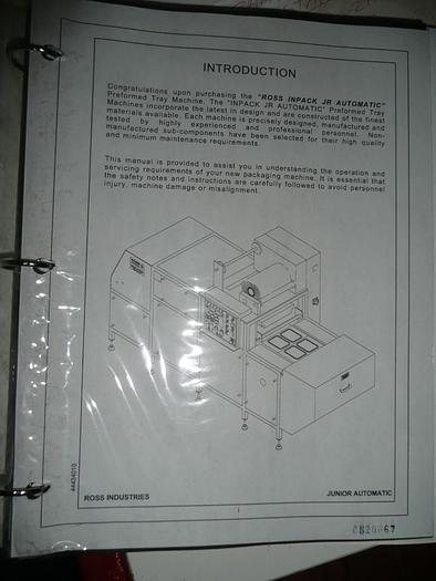 Used Maszyna pakująca w gotowe kubeczki "Ross Inpack" Junior A20