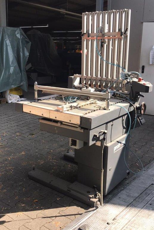 Used Profitec Popp mobile heightadjustable reversible sheet bag with angled roller inlet 2014
