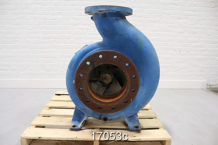 Used Goulds 3180 Pump, 8X10X16, Ductile Iron Casing, Iron Stuffing Box, Stainless Steel Impeller, Stainless Steel Suction Side Plate, Approx 14-3/4" Impeller #17053