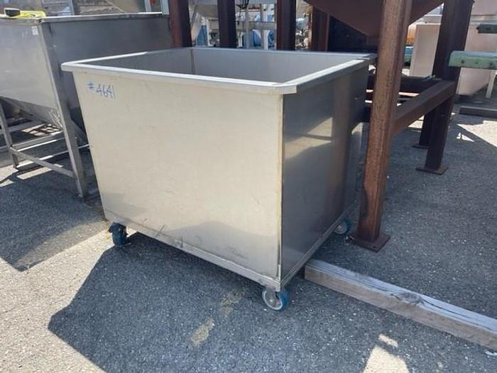 Used 240 Gallon Stainless Steel Rectangular Tank