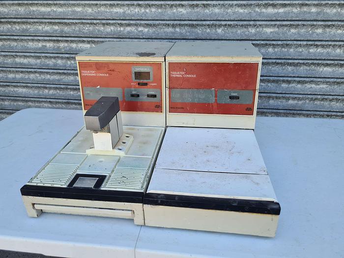 Used Miles Scientific Tissue-Tek Dispensing Console and Thermal Console