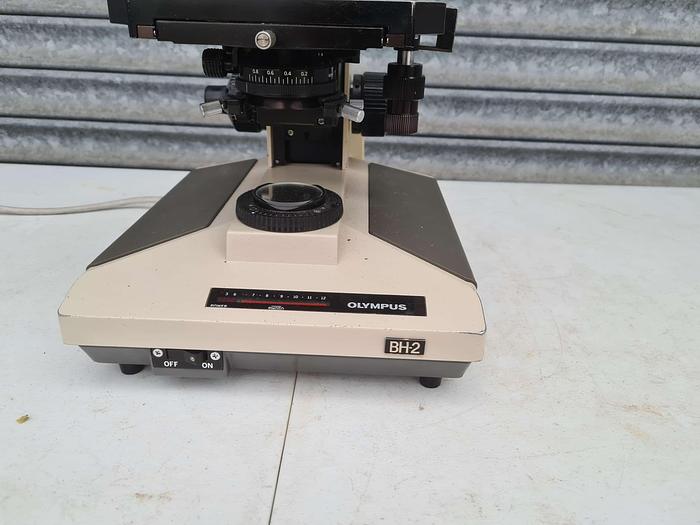 Used Olympus BH-2 Microscope with 3 Objectives