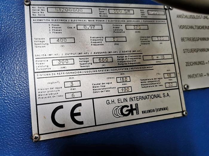 Gebraucht Induktiv Härtemaschine EMA H1279-00-02