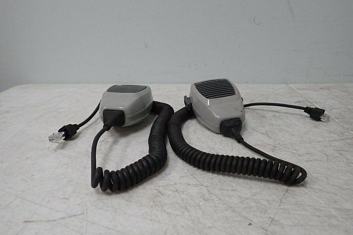 Used Lot of 2 Kenwood Dynamic Impedance Handheld Microphones