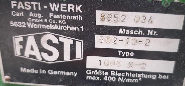 Gebraucht Kreisschere Fasti 502-10-2
