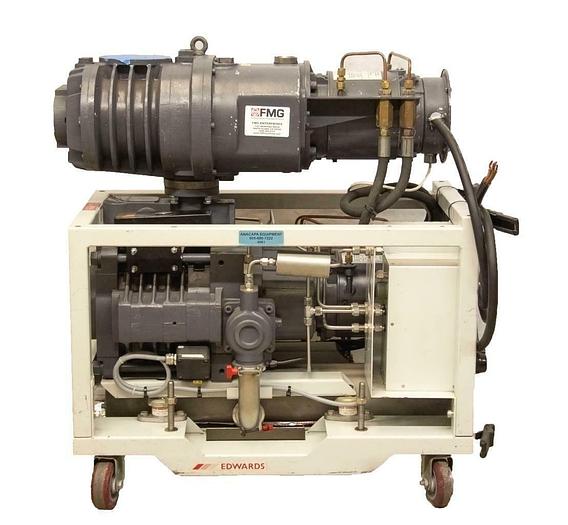 Used BOC Edwards QDP40 Dry Semiconductor Dry Vacuum Pump w/ QMB250 Booster USED 4561R