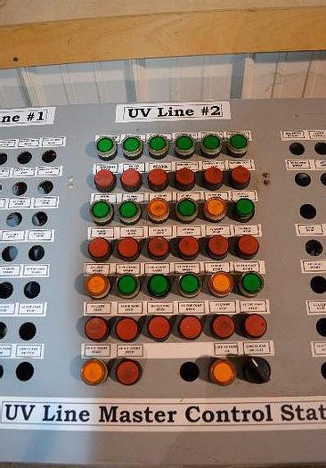 Used LOBO ROLL COATER LINE CONTROL PANEL