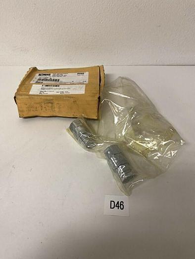 71-3N4-4F, 1/4"-18 Steel Hydraulic Coupler Nipple, 1/4" Body Size (Lot Of 2)