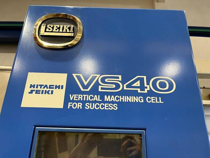 Usato CENTRO DI LAVORO PALLETTIZZATO HITACHI SEIKI VS 40 CNC FANUC 18i - M