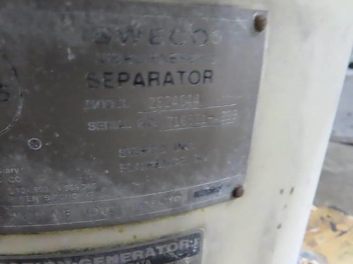 Used 24" SWECO SCREENER - S/S - 1 DECK