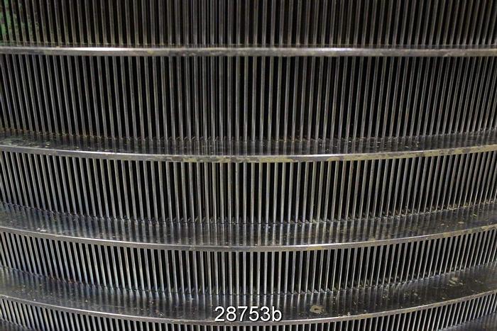Used Voith VS 20 Slotted Pressure Screen Basket, 0.15mm Slot #28753