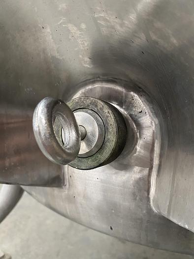 Used Paul Mueller 430 Liter 45 PSI Stainless Steel 75 PSI Jacketed Reactor w/ Mixer