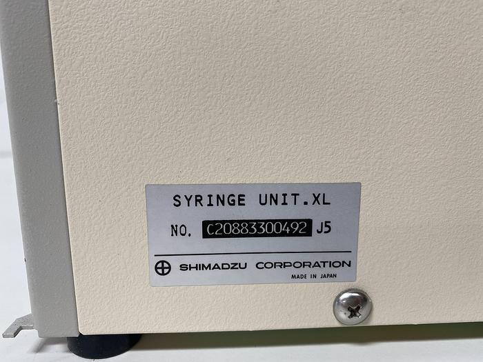 Used Shimadzu Corporation Syringe Unit .XL C20883300492 J5