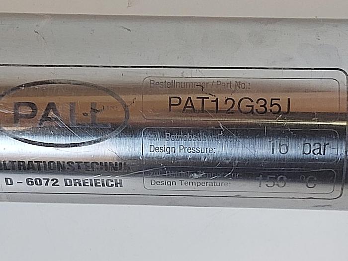 Gebraucht Edelstahl Durchlauffilter, PAT12G35J, Pall gebraucht