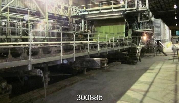 Used Fourdrinier Machine Designed for 450 TPD #30088