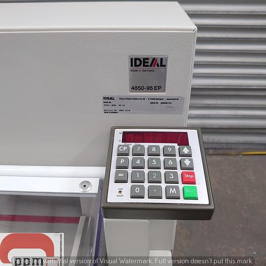 Used Ideal 4850-95 EP Guillotine