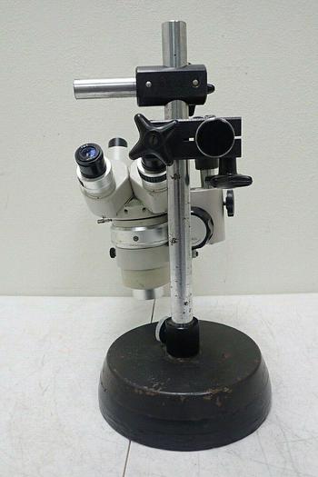 Used Nikon SMZ-10 Stereoscopic Microscope w/ Stand, Nikon S10x & Wild Heerbrugg 10x