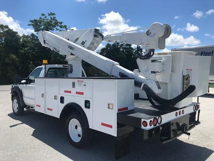 Used Versalift VST40-MH 45ft Bucket Boom on 2015 Ford F550 4x4 Reg Cab Utility Truck – C44902