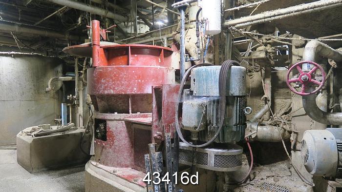 Used Hymac Model 2821 Pressure Screen With .092" Holes #43416