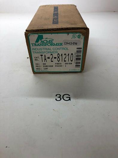 NEW Acme Control Transformer TA-2-81210 Warranty! Fast Shipping!