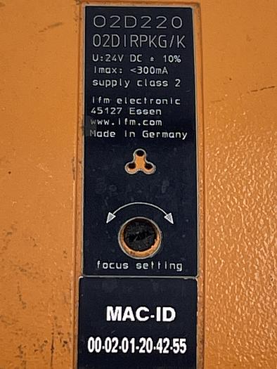 Used IFM 02D220, 02D1RPKG/K