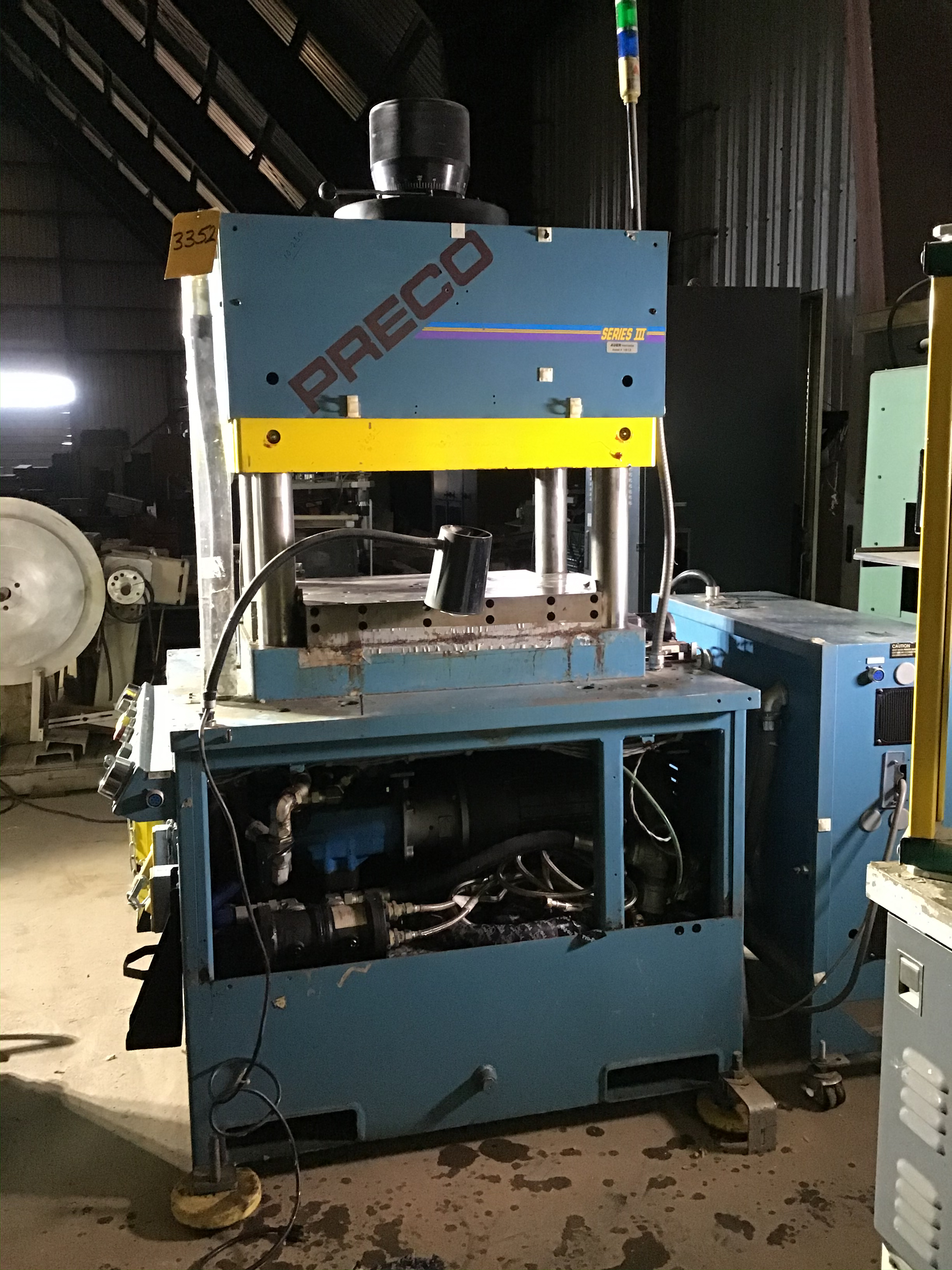 Used 100 Ton Preco Mdl. 2024 Die Cutting Press