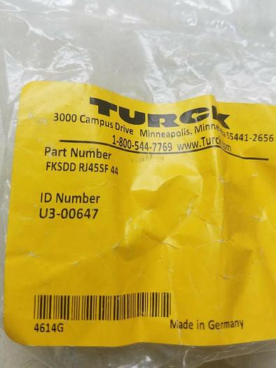 TURCK FKSDD RJ45SF 44 CONNECTOR