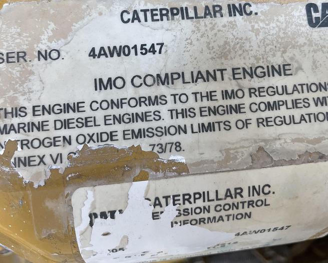 Used Caterpillar 3512B x 3 sets Low hours 