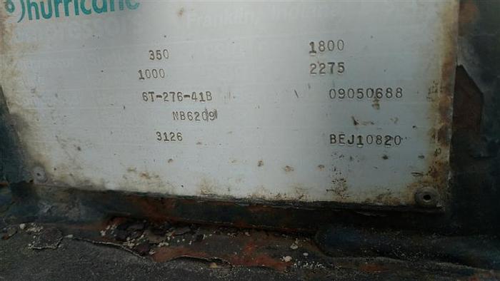 Used 2005 Hurricane 6T 276B / 1000 Air Booster