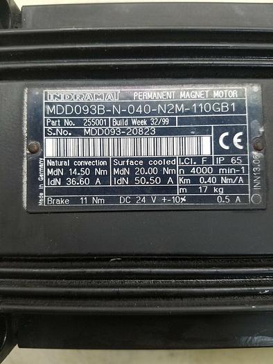 Used Indramat Digital Brushless Servo Drive MDD093B-N-040-N2M-110GB1