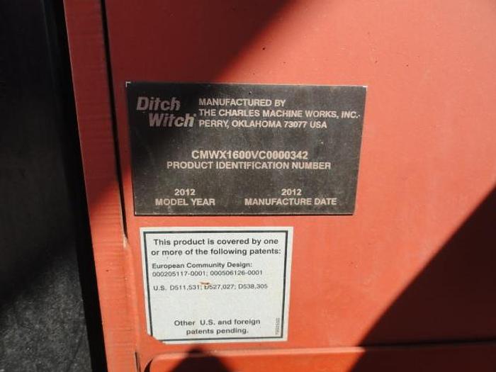 Used 2011 Ditch Witch XT1600