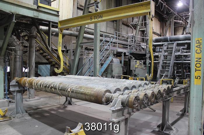 Used Holder Tissue Machine 115" Web, 112" Trim, 3550 FPM, 80 TPD #38011