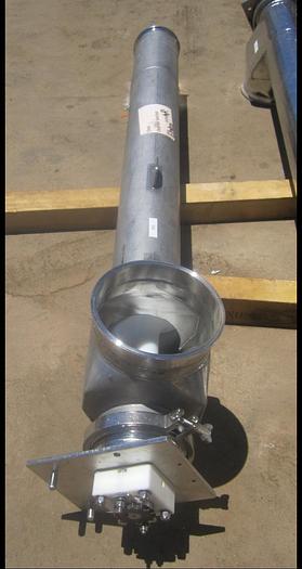 Used Conveyor, Screw, 6" x 5', S/st, Less Drive #S739066