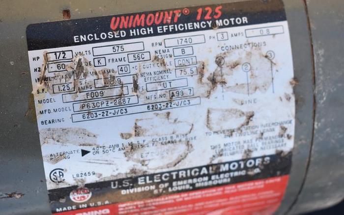 D'occasion USED ROTARY AIR LOCK VALVE, SIZE: 10'' X 4'' BLOW-THROUGH, CAST IRON, PFENING