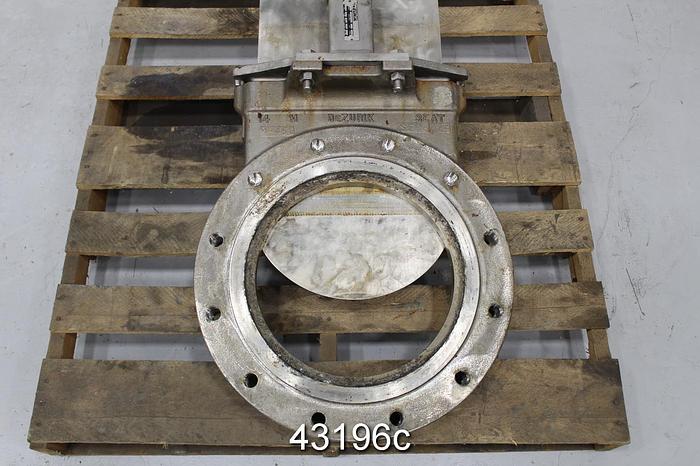 Used Dezurik 14" Hand Operated Knife Gate Valve #43196