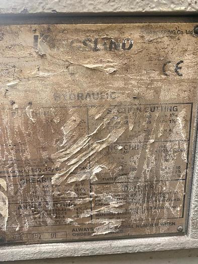 Used Kingsland 60T Ironworker/Metalworker/Steelworker