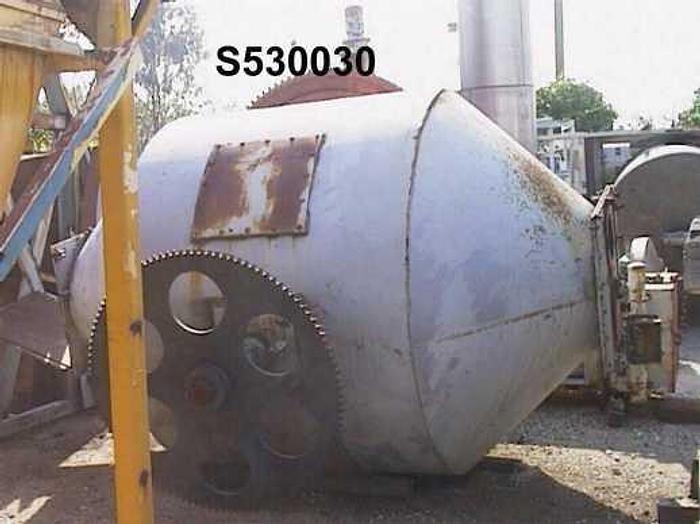 Used Mixer, Conical, 150 CF, C/st, Dbl Cone, 10 HP, Light Duty, #S530030