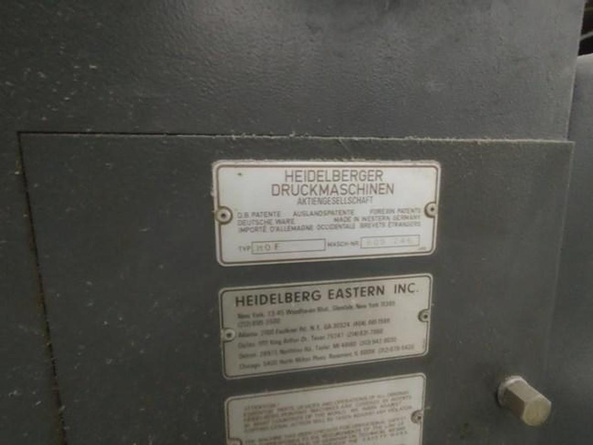 Used 1987 Heidelberg MOF