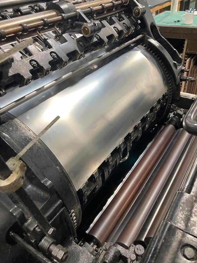 Used 1958 Heidelberg Cylinder S 21-1/4" x 28-3/8"