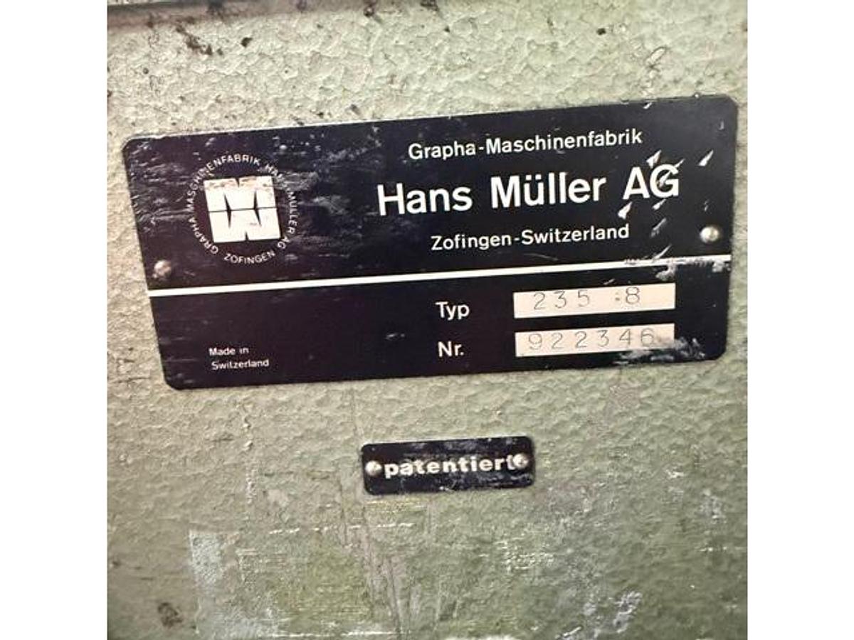 Used 2000 Müller Martini 235-8