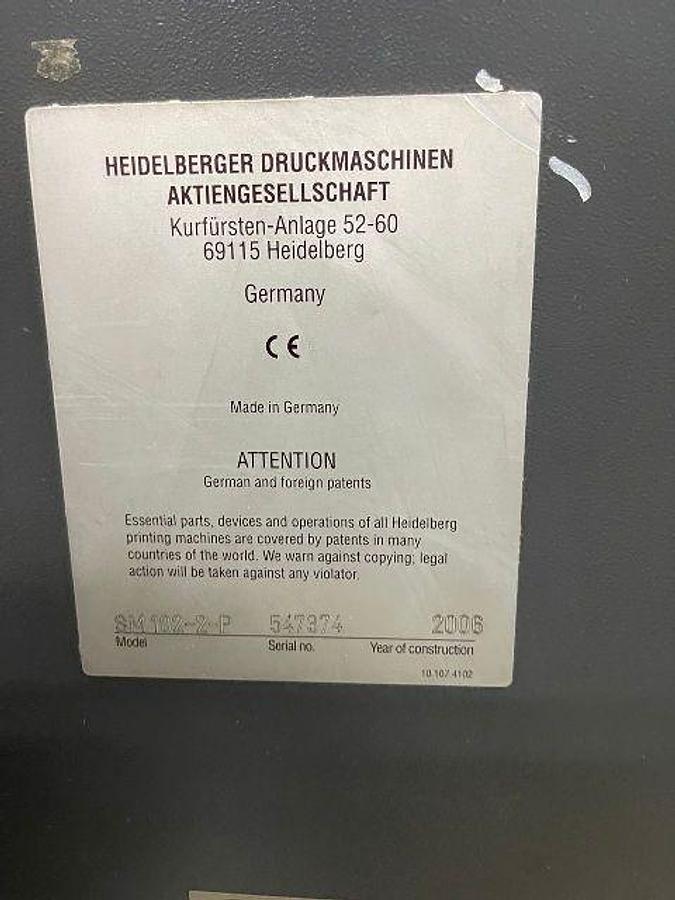 Used 2006 Heidelberg 102-2p