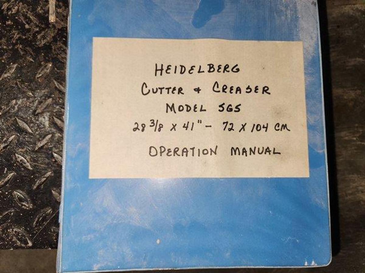 Used 1976 Heidelberg SGS